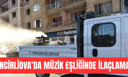 İncirliova'da sıra dışı uygulama: Müzik eşliğinde ilaçlama