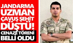 Jandarma Uzman Çavuş şehit düştü! Cenaze töreni belli oldu