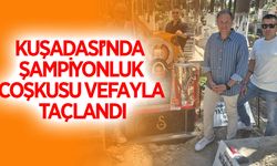 Kuşadası'nda şampiyonluk sevincinde duygulandıran vefa