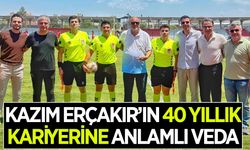 Aydınlı eski hakem Erçakır, 40 yıllık kariyerini noktaladı