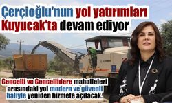 Kuyucak’ta ulaşımı rahatlatacak çalışma başladı