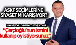 Aydın ASKF seçimleri kızıştı! Makasçıoğlu'ndan rakibi Altuntaş ile ilgili şok iddialar