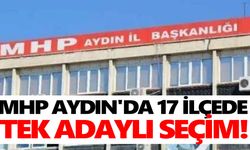 MHP Aydın'da 17 ilçede tek adaylı seçim!