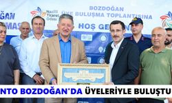 NTO Bozdoğan'da üyeleriyle buluştu