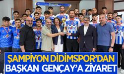 Şampiyon Didimspor, Başkan Gençay'ı ziyaret etti