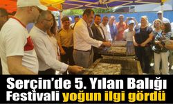 Serçin’de Yılan Balığı Festivali coşkusu