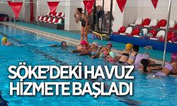 Söke yarı olimpik yüzme havuzu hizmete açıldı