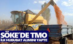 Söke’de TMO ilk hububat alımını yaptı!