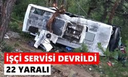 Tarım işçilerini taşıyan midibüs devrildi, 22 yaralı