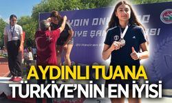 Aydınlı sporcu Tuana zirveye çıktı