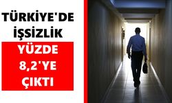 Türkiye'de işsizlik yüzde 8,2'ye çıktı