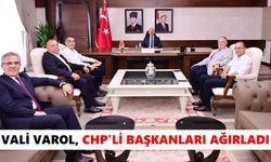 Vali Varol, CHP'li başkanları ağırladı