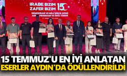 15 Temmuz'u en iyi anlatan eserler Aydın'da ödüllendirildi