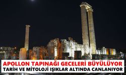 Apollon Tapınağı geceleri büyülüyor: Tarih ve mitoloji ışıklar altında canlanıyor