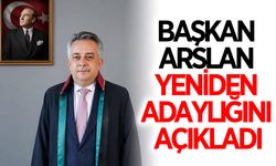 Aydın Baro Başkanı Arslan, yeniden aday