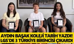 Aydın Başak Koleji tarih yazdı! LGS'de 3 Türkiye birincisi çıkardı