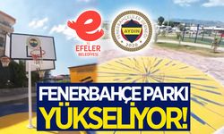 Aydın'daki Fenerbahçe Parkı’nda çalışmalar devam ediyor