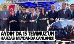 Aydın’da 15 Temmuz’un hafızası meydanda canlandı!
