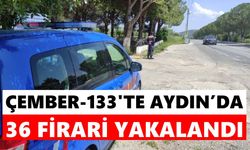 Aydın'da jandarma'dan 'Çember' Operasyonu: 36 firari yakalandı
