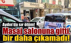 Aydın'da esrarengiz ölüm!