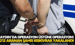 Aydın'da operasyon üstüne operasyon! 212 aranan şahıs kıskıvrak yakalandı