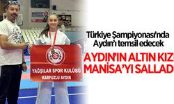 Aydınlı genç karateci Derin Ak, Manisa'da şampiyon oldu