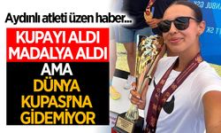 Aydınlı atlet, ABD'deki Dünya Kupası'na gidemiyor