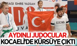 Aydınlı judocular Kocaeli'de kürsüye çıktı