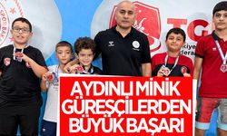 Aydınlı minik güreşçilerden büyük başarı