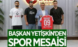 Başkan Yetişkin'den spor mesaisi