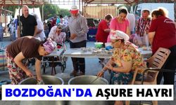 Bozdoğan'da aşure hayrı
