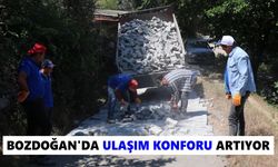 Bozdoğan'da yol hamlesi sürüyor