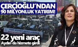Çerçioğlu’ndan 90 milyonluk yatırım! 22 yeni araç Aydın’da hizmete girdi
