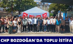 CHP Bozdoğan'da toplu istifa