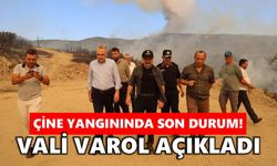 Çine yangınında son durum: Vali Varol açıkladı!