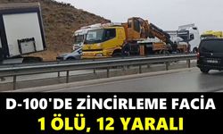 D-100'de zincirleme facia: 1 ölü, 12 yaralı