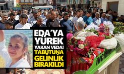 Büyük Menderes’te can veren Eda’ya yürek yakan veda! Tabutuna gelinlik bırakıldı