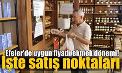 Efeler Belediyesi'nden aile bütçesine destek! EFE Ekmek satışta