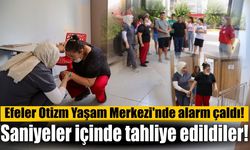 Efeler’de alarm çaldı, herkes tahliye edildi! İşte o anlar