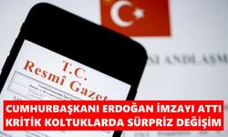 Cumhurbaşkanı Erdoğan'ın imzasıyla kritik atamalar! Çok sayıda isim değişti