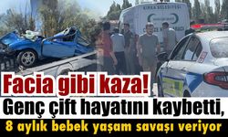 Genç çiftin son yolculuğu faciayla bitti!