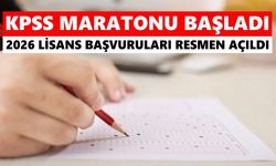 KPSS maratonu başladı: 2026 lisans başvuruları resmen açıldı