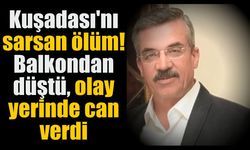 Kuşadası'nda acı son: Bir anda zemine çakıldı!
