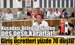 Kuşadası'nda meclisten vatandaşı sevindiren kararlar çıktı