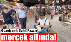 Kuşadası'nda pazarcılara yakın takip!