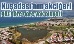 Kuşadası'nın son sulak alanı alarm veriyor!
