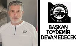 Kuşadasıspor'da başkan Toydemir devam edecek