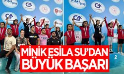Aydınlı minik Esila Su'dan büyük başarı
