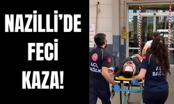 Nazilli’de korkutan kaza: Karayoluna çıkarken motosikletle çarpıştı!