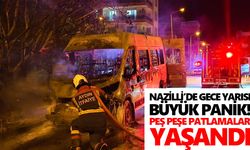 Nazilli’de gece yarısı büyük panik! Peş peşe patlamalar yaşandı